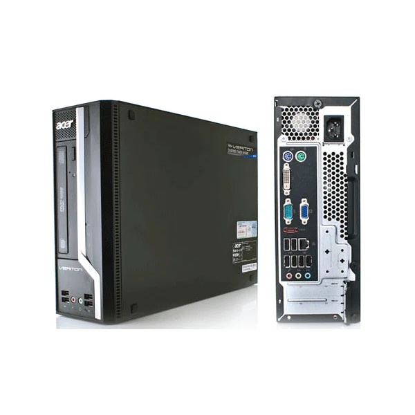 Acer X480G Mini Tower E7500 2.93GHz 4GB 160GB DW W7P Computer - Image 2