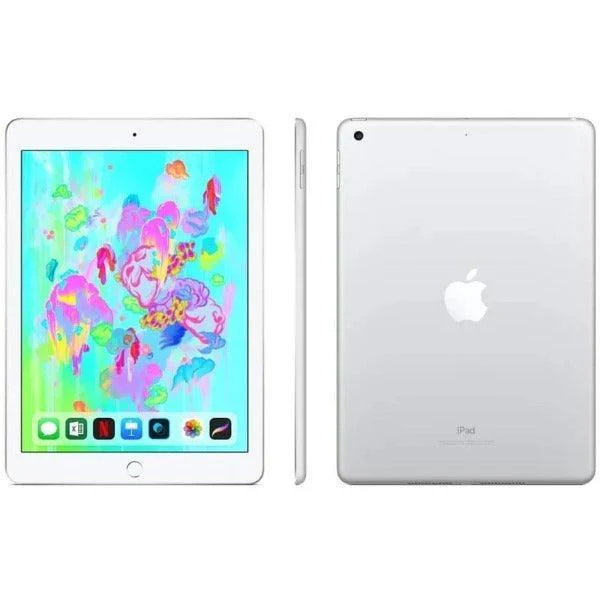 Apple iPad 6th Gen 9.7" 128GB WIFI + Cell Silver AU STOCK Tablet | Wty - Image 3