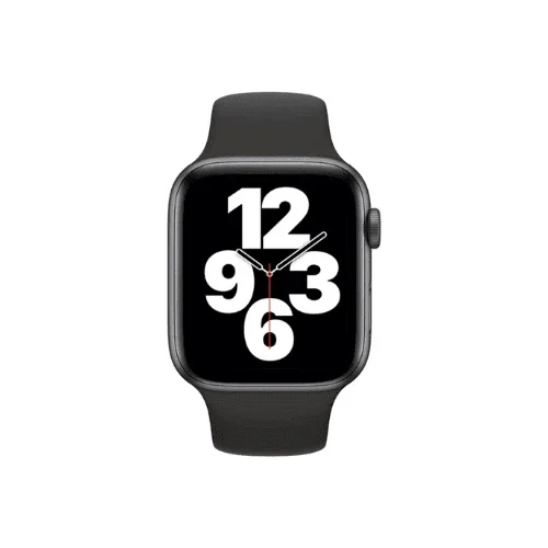 Apple Watch SE 2020 MYF02X/A 44mm Aluminium Cell Space Grey Black Sports Band - Image 3