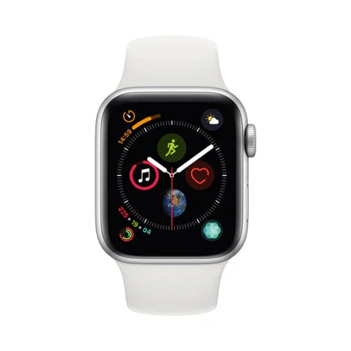 Apple Watch Series 4 MU642X/A 40mm Aluminium Silver White Sports Band | Wty - Image 2
