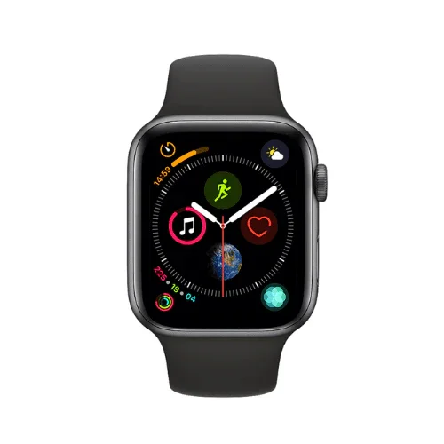 Apple Watch Series 4 MU6D2X/A 44mm Aluminium Space Grey Black Sports Band | Wty - Image 2