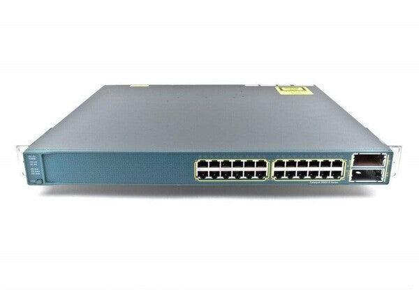 Cisco Catalyst WS-C3560E-24PD-S 24 x Gigabit PoE Ports + 2 X2 10 Gbe 420W Switch - Image 2