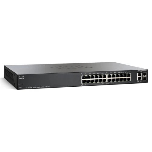 Cisco SG200-26FP 26-Port Gigabit PoE+ Smart Switch 24x PoE 180W 2x SFP | Wty