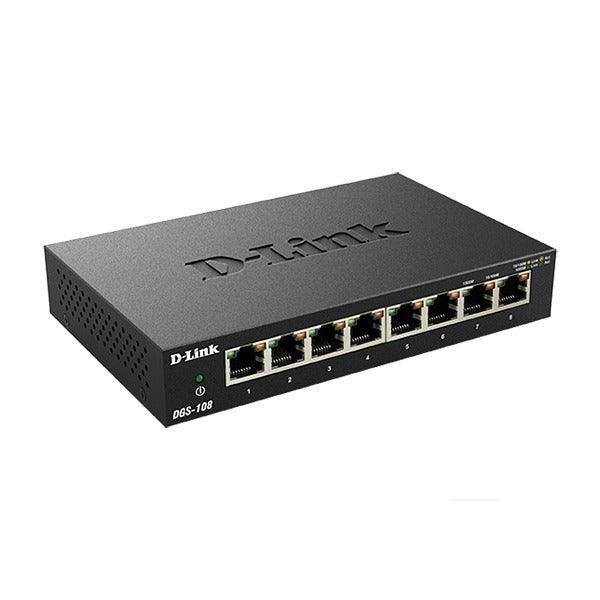 D-Link DGS-108 8-Port Gigabit Desktop Switch | 3mth Wty - Image 2