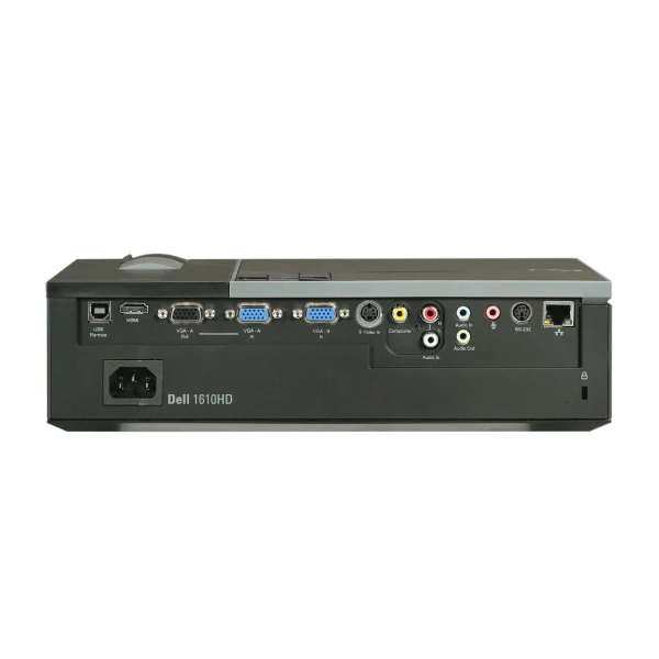 Dell 1610HD DLP 3500 Lumens 1280x800 WXGA HDMI USB 1346 Lamp Hours | NO REMOTE - Image 4