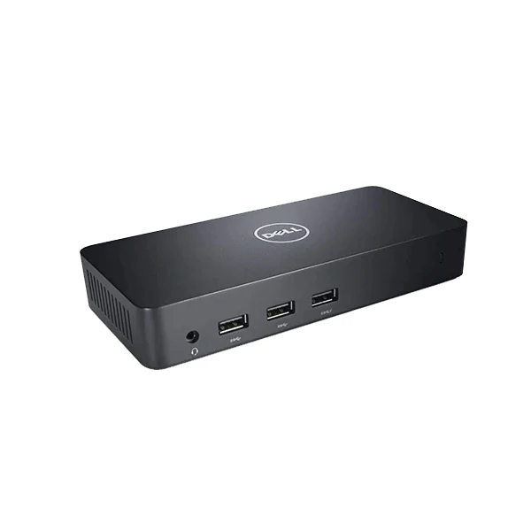 Dell D3100 USB 3.0 UHD 4K Triple Display Docking Station + Adapter - Image 2