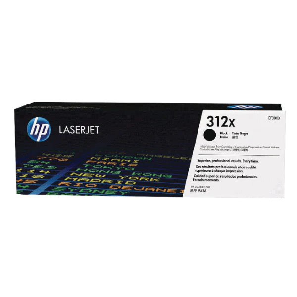 HP 312X CF380X Black High Yield Toner Cartridge | Genuine & Brand New