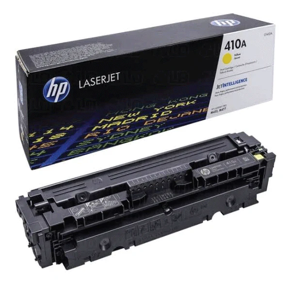 HP 410A CF412A Yellow Toner Cartridge | Genuine & Brand New - Image 2