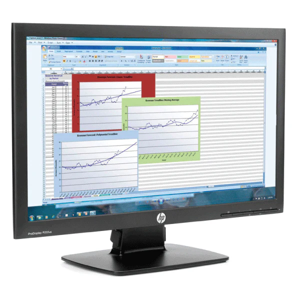 HP P222va 22" 16:10 FHD1920x1080 LCD Monitor VGA DP | 3mth Wty - Image 2