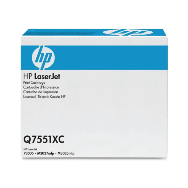 HP Q7551XC High Yield Toner Cartridge Black | Genuine & Brand New
