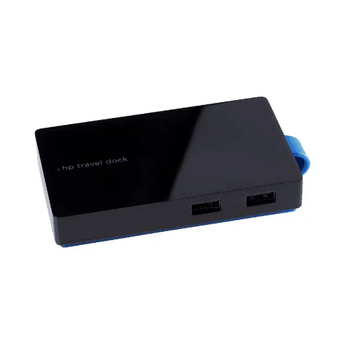 HP USB Travel Dock VGA HDMI RJ45 Compact Connectivity | Wty - Image 2