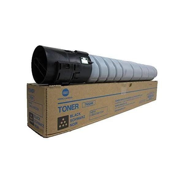 Konica Minolta TN324K Black Toner Cartridge | Genuine & Brand New