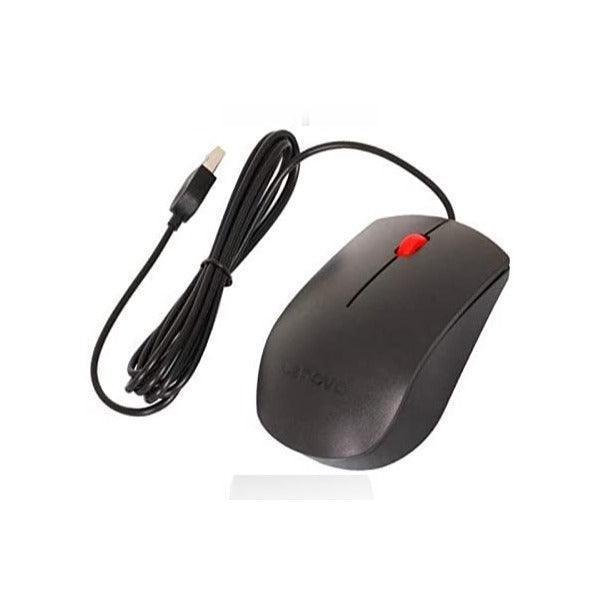 Lenovo 00PH133 Essential USB Wired Mouse Black | Brand New - Image 3