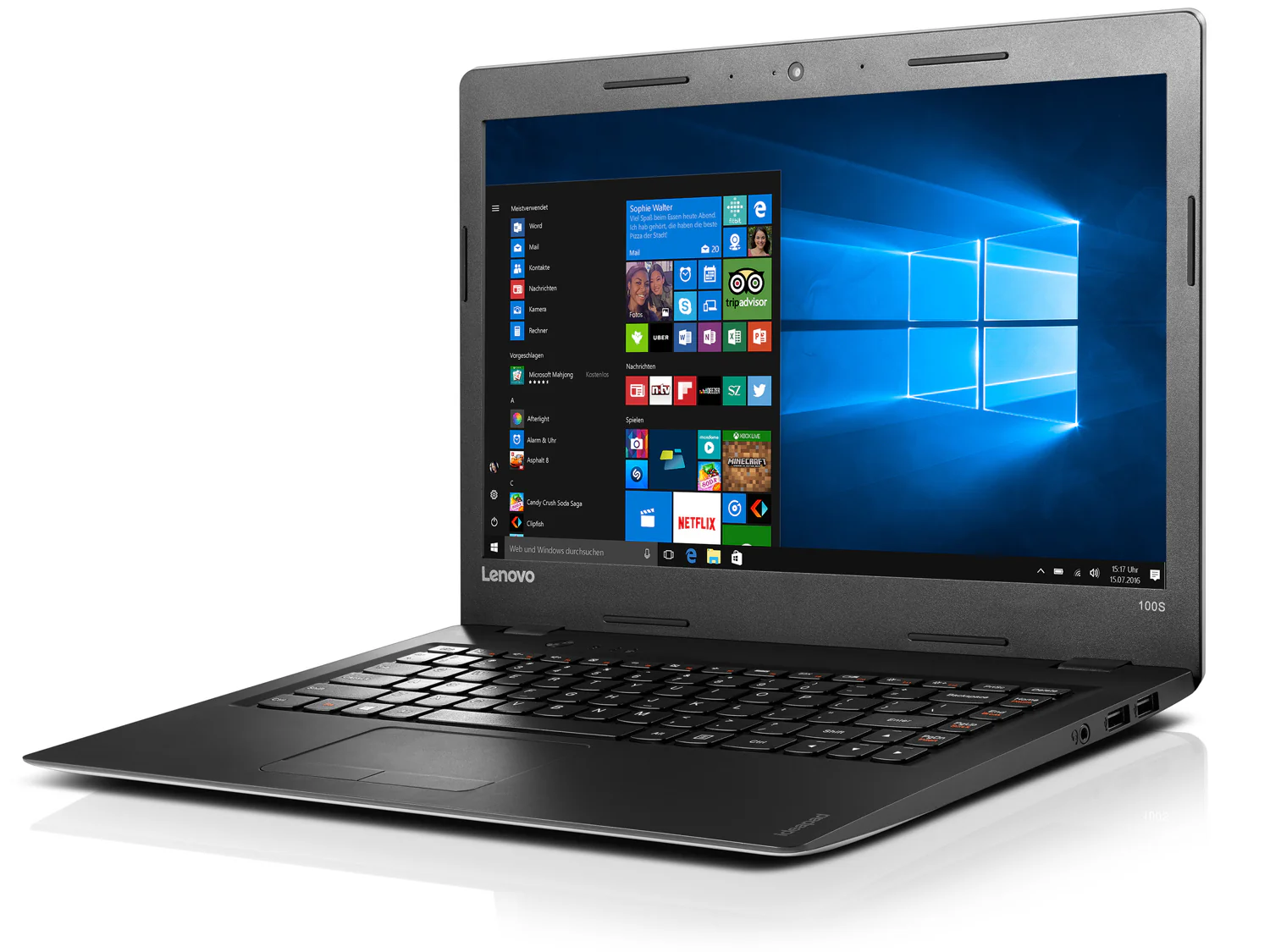 Lenovo IdeaPad 100S-14IBR 14in Laptop Celeron N3060 4GB 64GB eMMC No OS | Wty - Image 3
