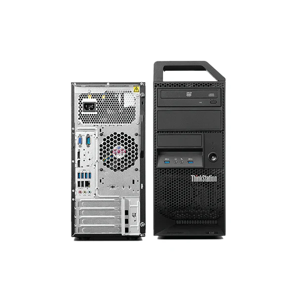 Lenovo ThinkStation E32 Xeon E3-1280 V3 3.6GHz 32GB 240SSD + 500GB | 3mth Wty - Image 2