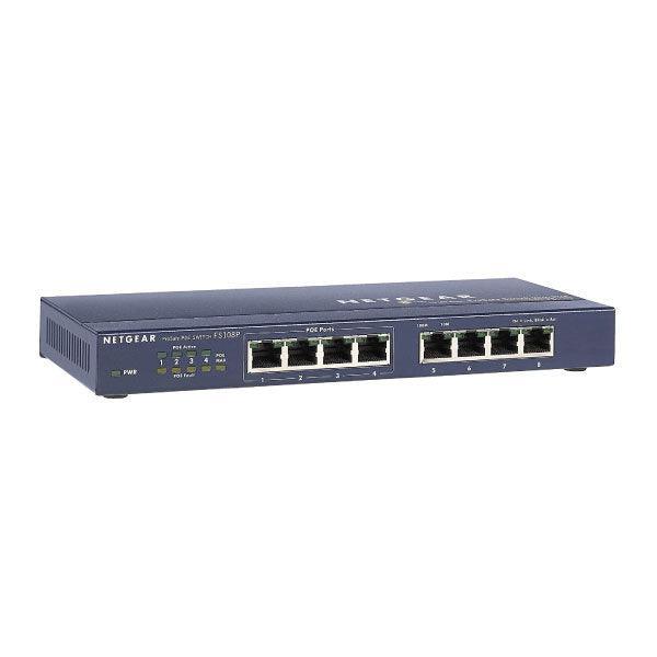 Netgear FS108P ProSafe 8-Port Fast Ethernet 4x PoE Unmanaged Switch | Wty
