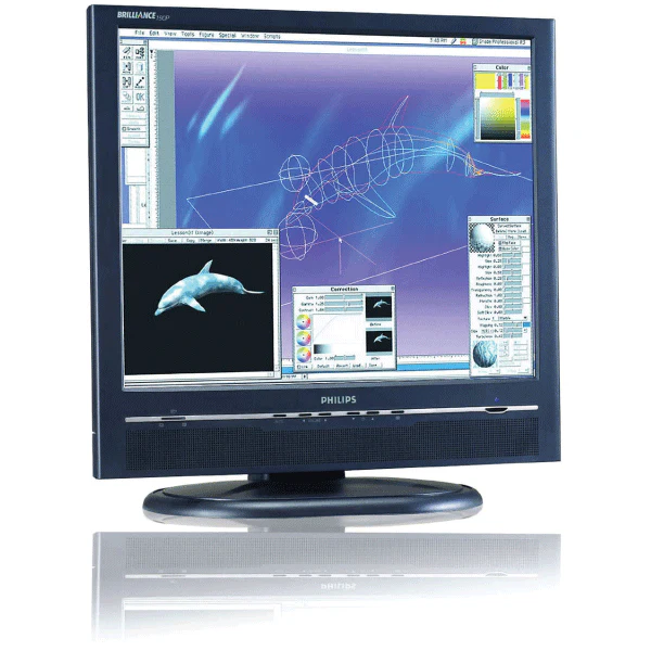 Philips 190P 19" 1280x1024 5ms 5:4 VGA DVI LCD Monitor | NO STAND 3mth Wty - Image 2