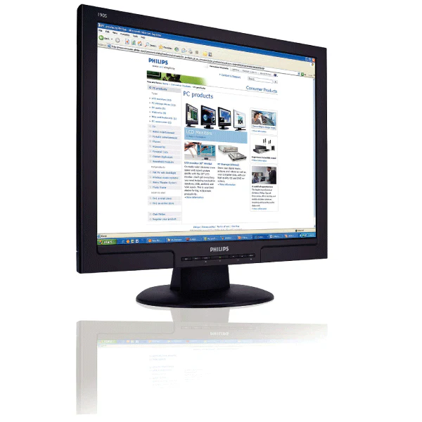 Phillips 190S 19" 1280x1024 5ms 5:4 VGA DVI LCD Monitor | NO STAND 3mth Wty - Image 3