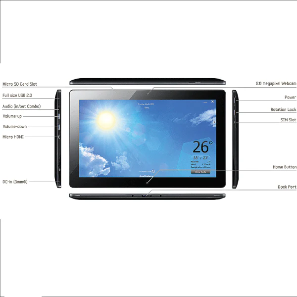 SAMSUNG Slate XE700T1A i5 2467M 1.6GHz 4GB 64GB 11.6" W7P B-Grade - Image 4