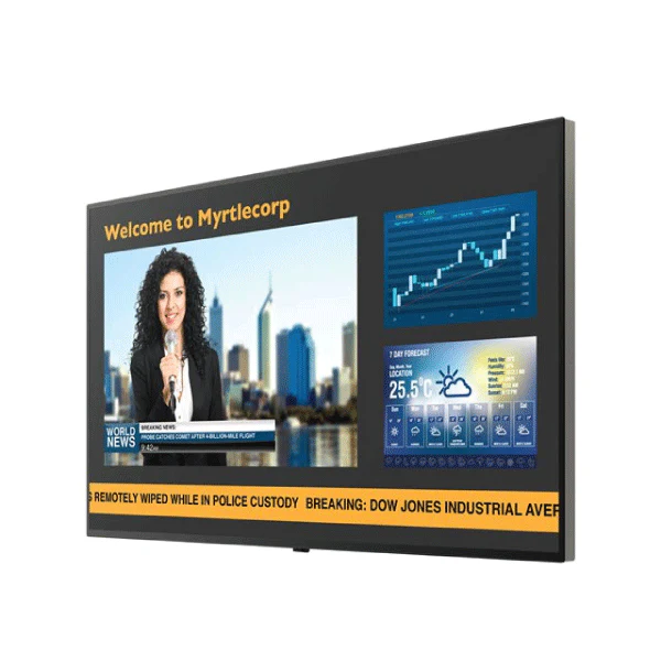 Toshiba TD-E501 50" E Series 16/7 Digital Display FHD HDMI VGA Audio Serial | NO STAND - Image 2