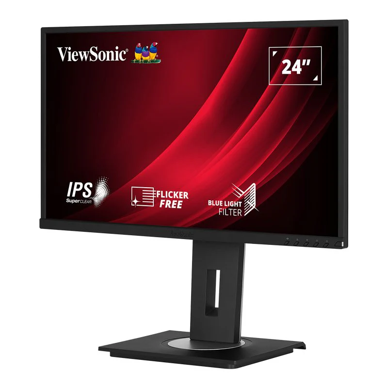 ViewSonic VG2448 24" FHD IPS Monitor Ergonomic DisplayPort HDMI USB Hub | Wty No Stand - Image 4
