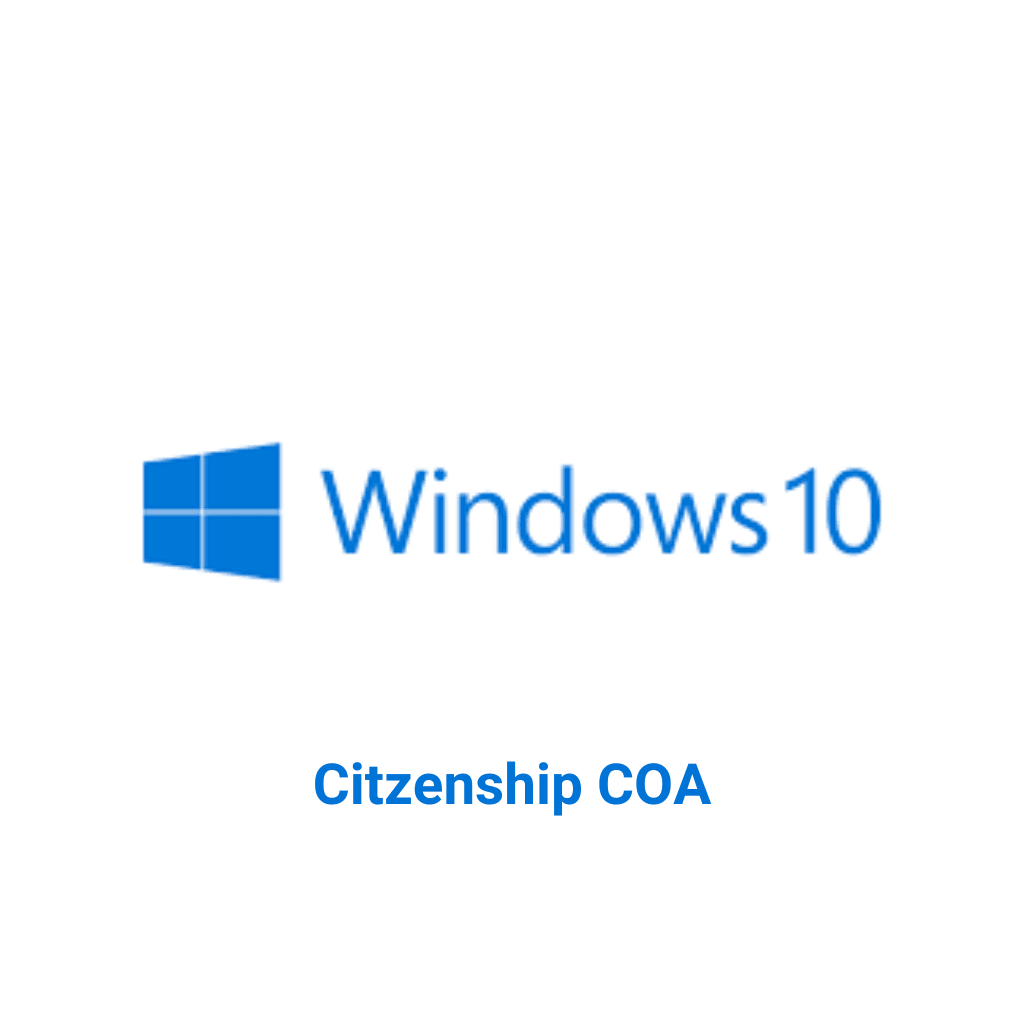 Windows 10 Pro Citizenship Licenses for Refurbished PC's