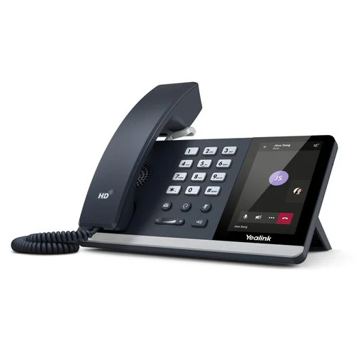 Yealink SIP-T55A MS Teams IP Phone 4.3in Touch GbE PoE WiFi BT Desk Wty
