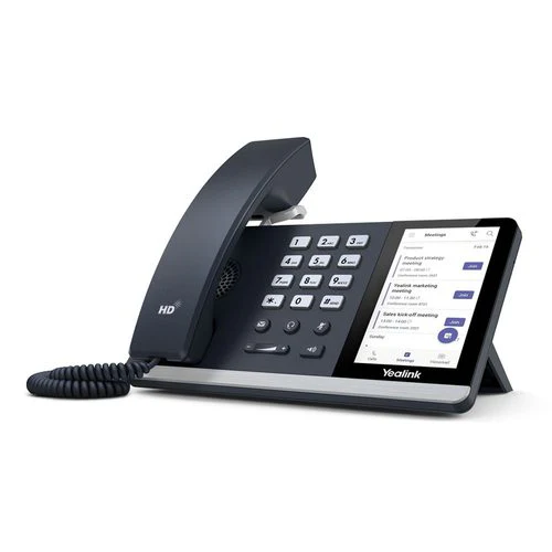 Yealink SIP-T55A MS Teams IP Phone 4.3in Touch GbE PoE WiFi BT Desk Wty - Image 3